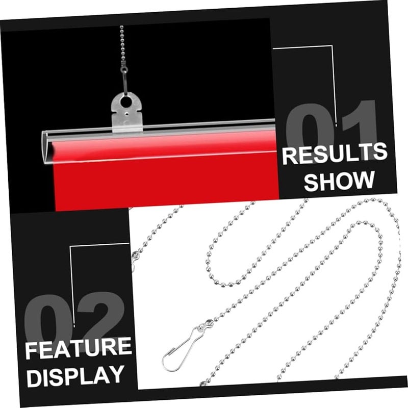 Happyyami 12 Pack Hanging Chains For Posters And Flags Easy Installation Decorative Display - Image 5